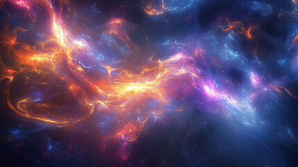 Fototapeta premium Cosmic and energy Aura abstract background 