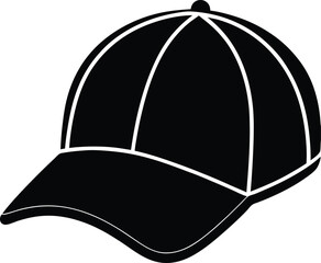 Cap Silhouette Vector | Fashion, Headwear & Casual Style Icon