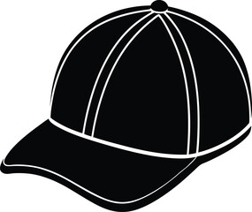 Cap Silhouette Vector | Fashion, Headwear & Casual Style Icon
