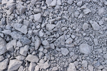 Grey Gravel Rocks Stones Ground Texture Background