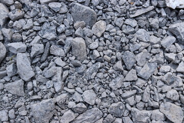 Grey Gravel Rocks Stones Ground Texture Background