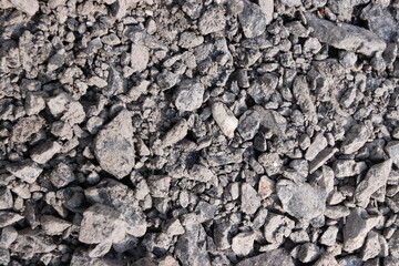 Grey Gravel Rocks Stones Ground Texture Background