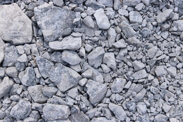 Grey Gravel Rocks Stones Ground Texture Background