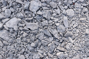 Grey Gravel Rocks Stones Ground Texture Background