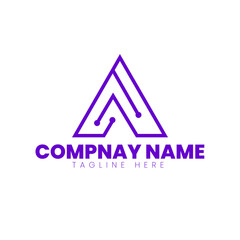 A letter logo company