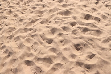 Beach Sand Ripples Natural Texture Background