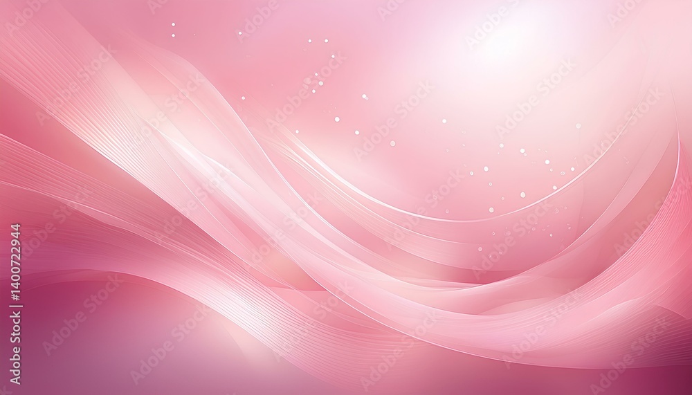 Poster pink abstract background with lines waves