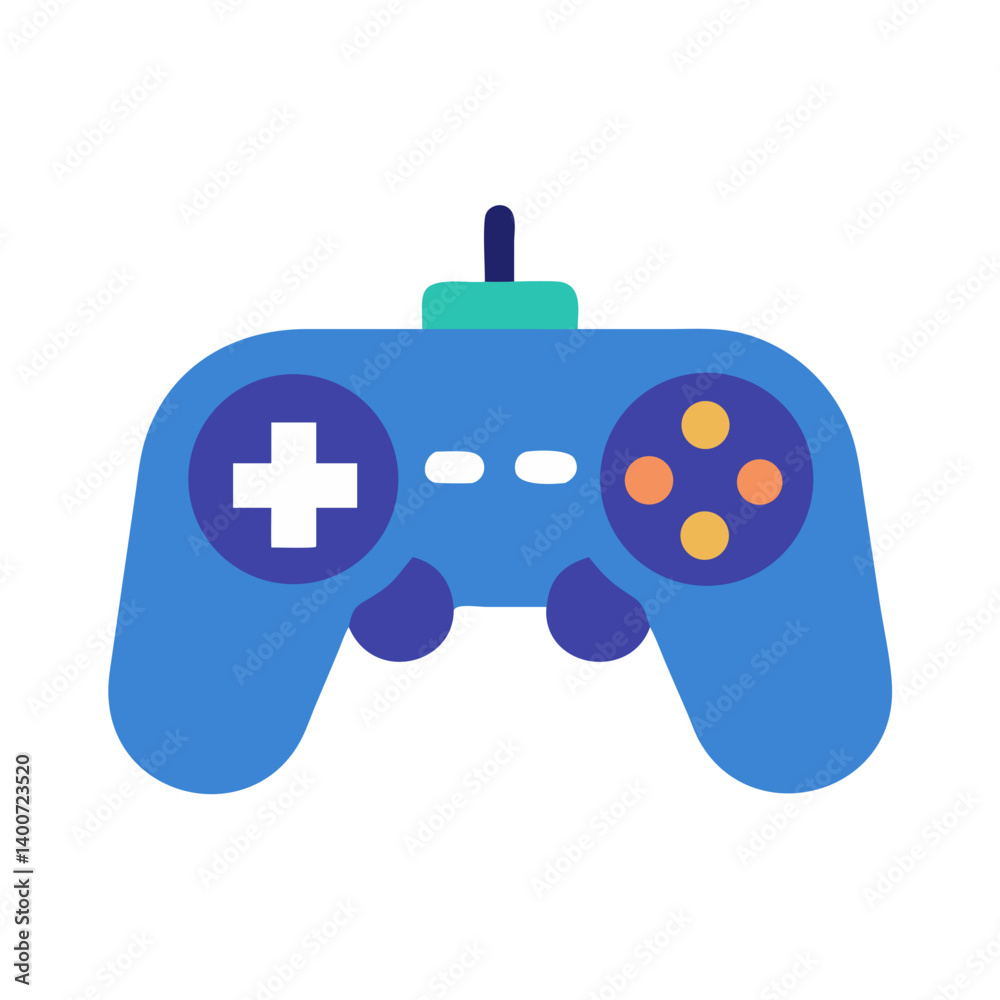 Aufkleber game controller icon representing video gaming and interactive entertainment