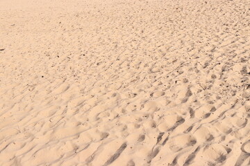 Beach Sand Ripples Natural Texture Background