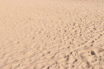 Beach Sand Ripples Natural Texture Background