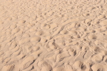 Beach Sand Ripples Natural Texture Background