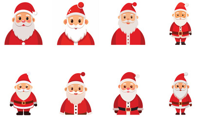 set of santa claus