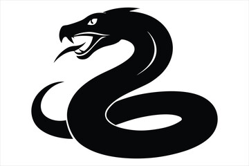 coiled snake silhouette