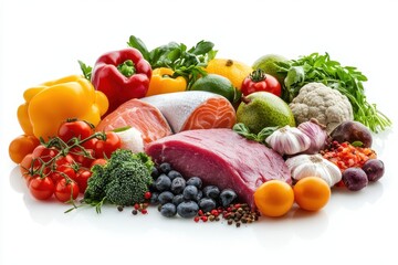 Fresh Colorful Food Variety
