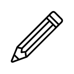 Fototapeta premium Pencil icons symbolize creativity and artistic expression. Essential for drawing, writing, and educational themes, these designs reflect the art of communication through simple tools.