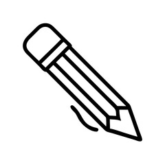 Fototapeta premium Pencil icons symbolize creativity and artistic expression. Essential for drawing, writing, and educational themes, these designs reflect the art of communication through simple tools.