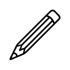 Fototapeta premium Pencil icons symbolize creativity and artistic expression. Essential for drawing, writing, and educational themes, these designs reflect the art of communication through simple tools.