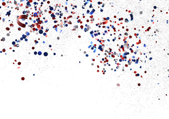 Confetti -  Independence Day background with Confetti.