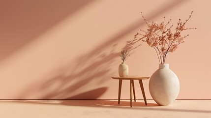 Minimalist Room Decor, Soft Lighting