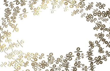 percent rain shopping digital in 3d.