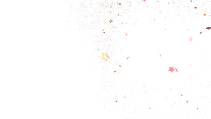 XMAS Stars - Festive christmas card. Isolated illustration white background. -