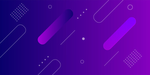 Purple abstract geometric background. Dynamic shapes composition. Vector illustration