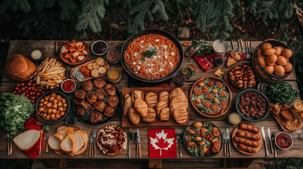 Canada Day Picnic Food Scene
