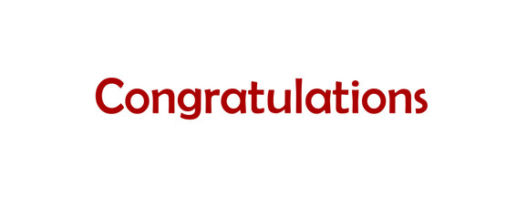 Congratulations quotes, typography, posters and other uses of fashion, art, designs for prints, posters, cards, t shirt, coffee mug hoodies etc.