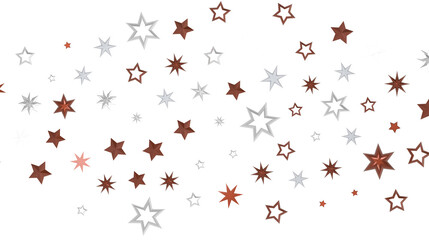 Plummeting Christmas Sparkles: Captivating 3D Illustration of Descending Holiday Star Glitters