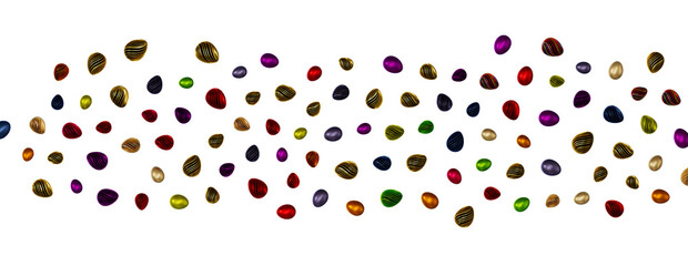 Vintage colorful easter eggs