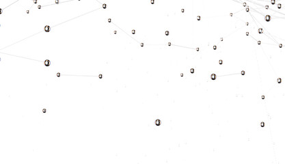 Concept of Network, internet communication. 3d illustration