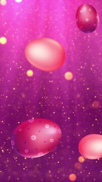 Mobile Vertical Resolution 2160&times;3840 Pixels, Easter Eggs Background, 

Vertical Resolution Background for Mobile Videos, 

Suits for Good Friday, Church Prayers, Easter Celebrations, Easter Prayers
