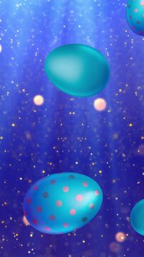 Mobile Vertical Resolution 2160&times;3840 Pixels, Easter Eggs Background, 

Vertical Resolution Background for Mobile Videos, 

Suits for Good Friday, Church Prayers, Easter Celebrations, Easter Prayers