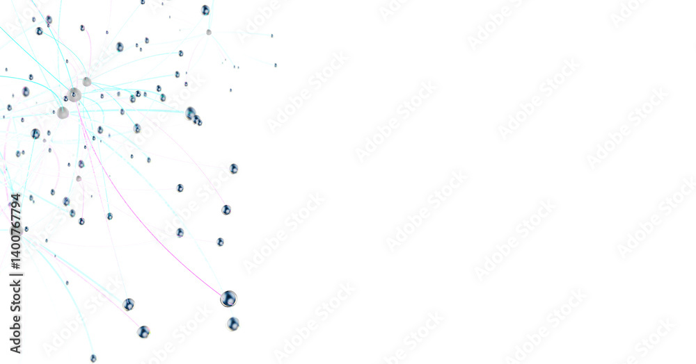 Poster abstract futuristic network on background illustration