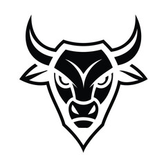 Fototapeta premium Red Bull Mascot Illustration