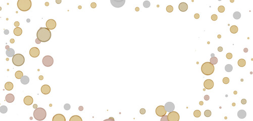 Glittering Triumph: Mind-Blowing 3D Illustration of gold  Confetti Celebration