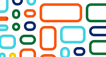 Multicolor abstract background banner of triangles , all the colors of the rainbow PNG