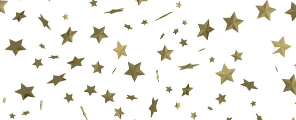 Golden Dreamscapes: Step Into a 3D Rainfall of Gleaming Stars