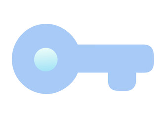 Fototapeta premium blue key icon