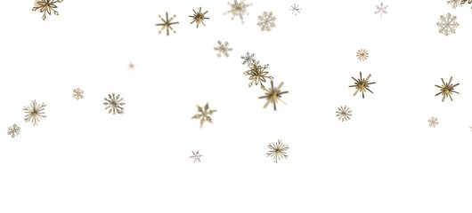 Snowflakes Falling On Snow - Winter Banner