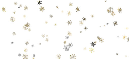 Snowflakes Falling On Snow - Winter Banner
