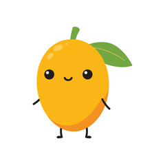 orange fruit cartoon