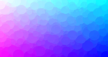 Abstract Bubble Background: Pink, Purple, Blue Gradient Texture