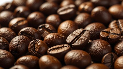 coffee beans close up