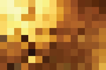 Mosaic Abstract in Gold colors Background