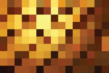 Mosaic Abstract in Gold colors Background