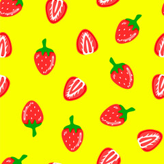 strawberry pattern background. Strawberry Slices Pattern background. Seamless pattern strawberry background.