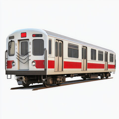 Fototapeta premium train on a white background