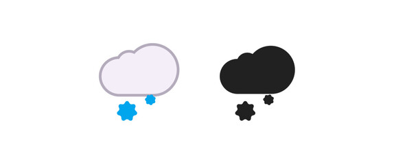 Obraz premium Cloud with Snow 