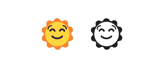 Happy Sun Emoji
